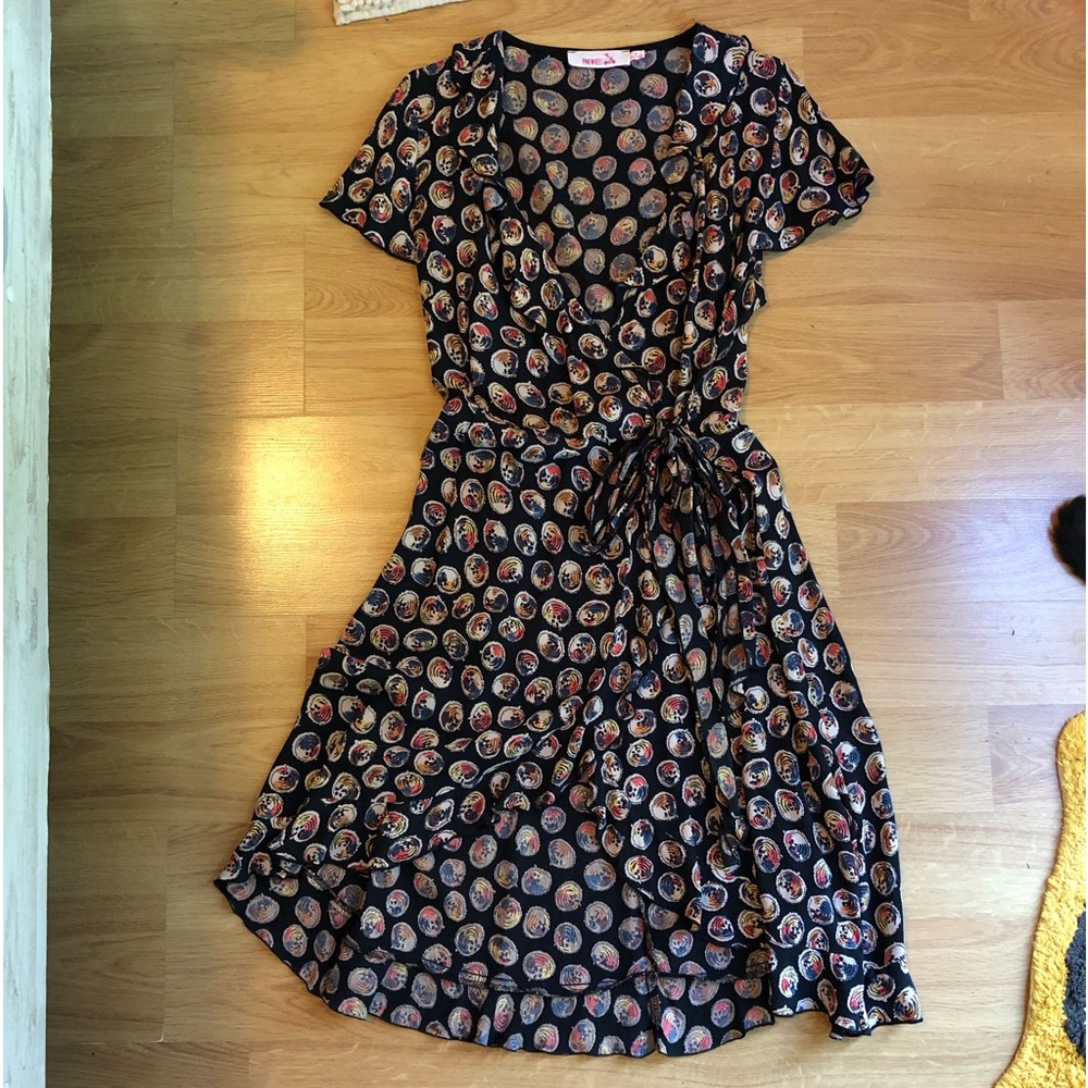 Feminine little wrap dress